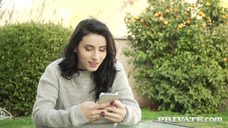 Private com - Lana Bunny élvezi a két behatolást