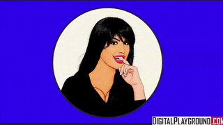 DigitalPlayground - a diszkós lányok megosztoznak a faszon