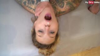 Durva német amatőr milf cumizza a hatalmas fasznak