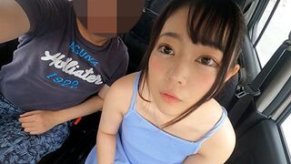 Hatalmas szemek és apró test! 147 cm-es osaka mini kisasszony cidázza és kézimunkázza a kárót vezetés közben